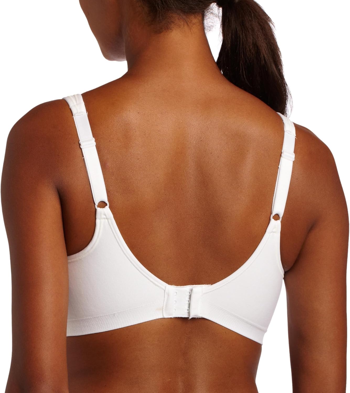 Bali Women's Comfort Revolution Wire Free Bra, White,34C - Image 2