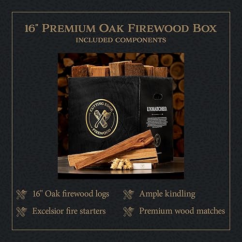 Miniatura 4 de Leña de roble prémium para chimeneas, estufas de leña, hogueras, hornos grandes de pizza de leña – Certificado por USDA, ultra secado al horno