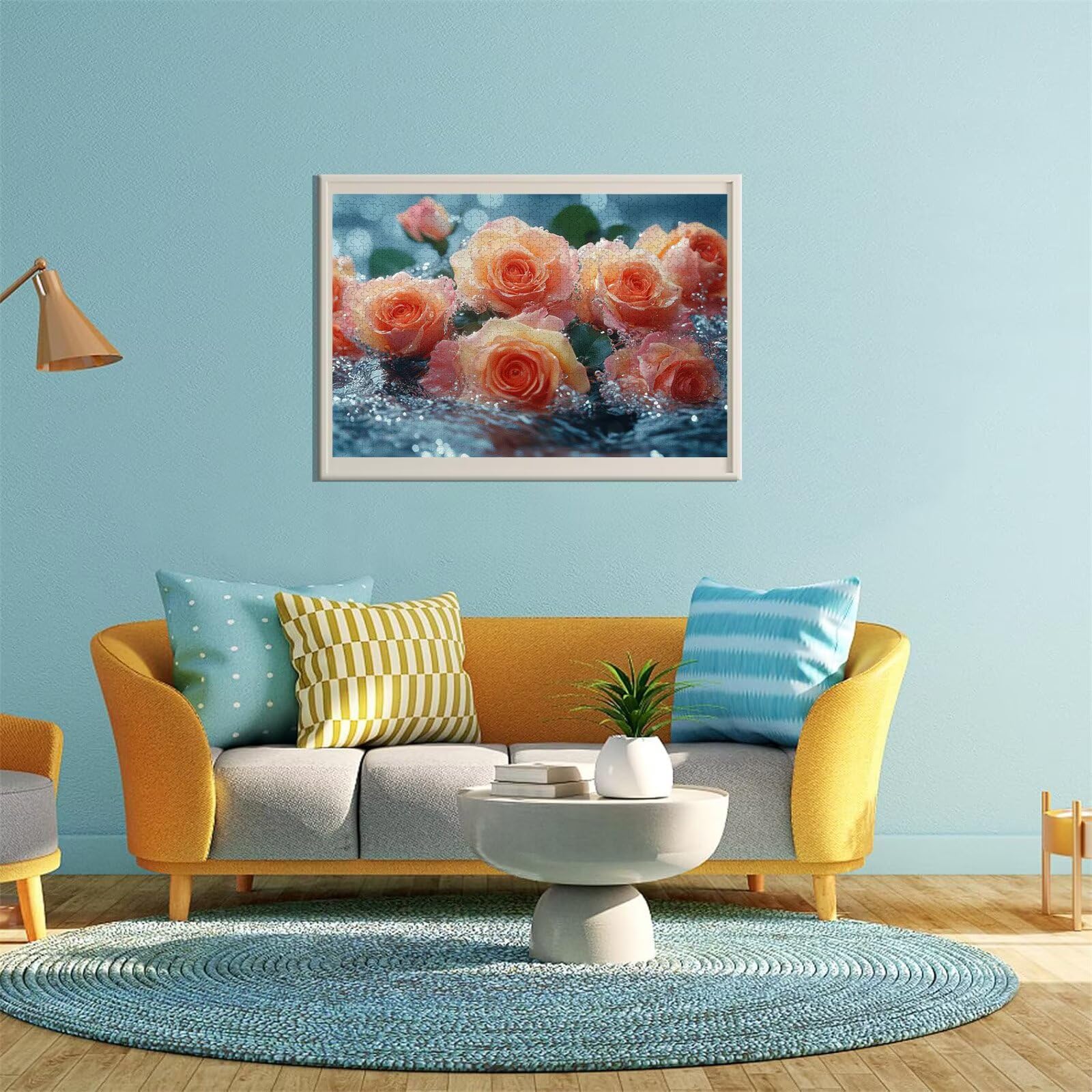 Blume Puzzle für Erwachsene Kinder Anspruchsvoll 5000 Teile Impossible Klassische Puzzles Schwer Anlage ab 8 9 10 Jahre Mädchen Jungen Jigsaw Kunst Educa,für Dekoration und Geschenke 105x156cm t-357