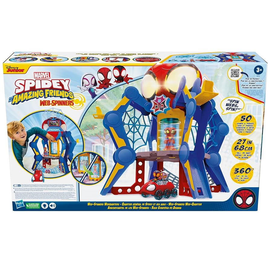 Amazon.com: Spidey and His Amazing Friends Web-Spinners Web