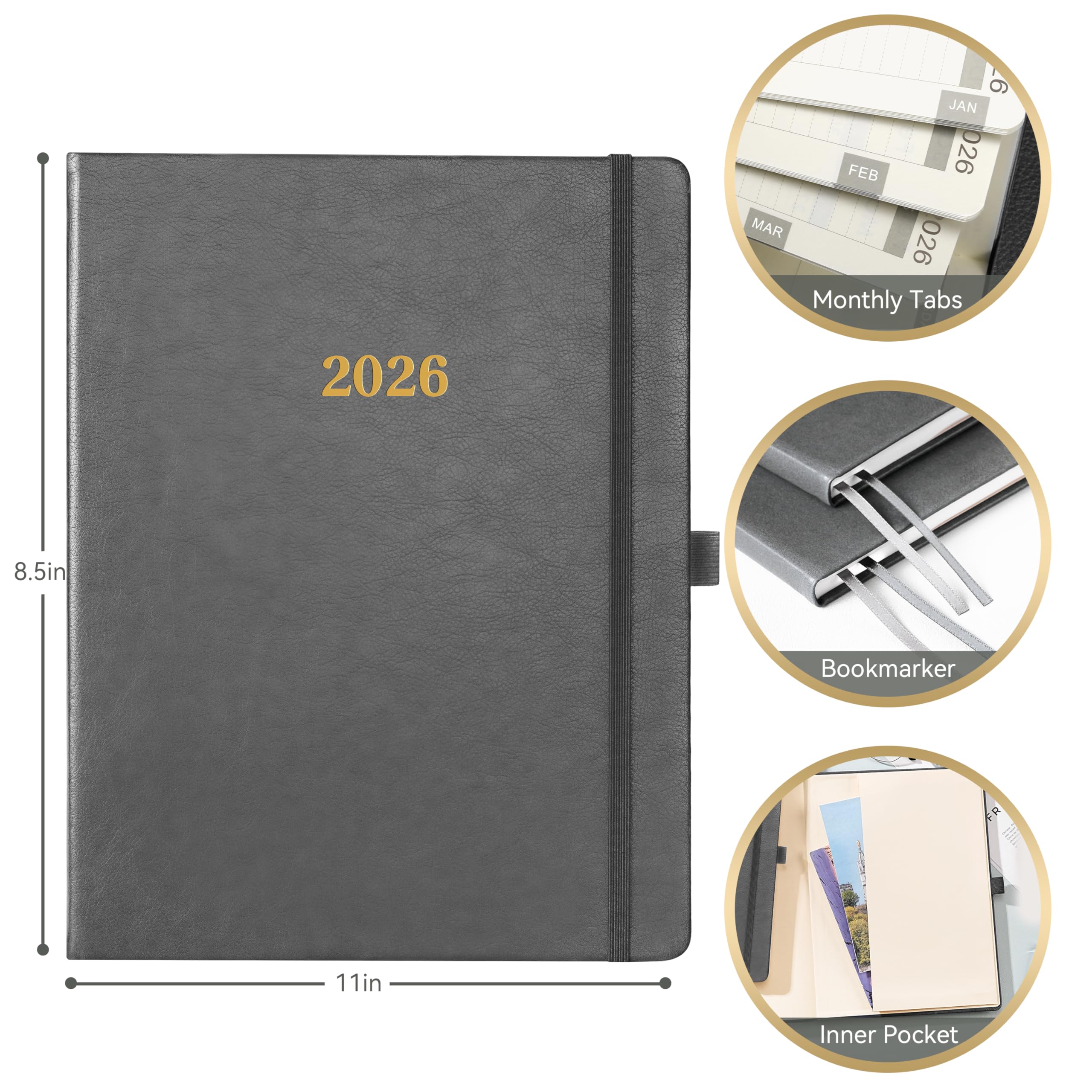 Snapklik.com : 2026 Planner - Weekly And Monthly Planner 2026, 85"x11 ...