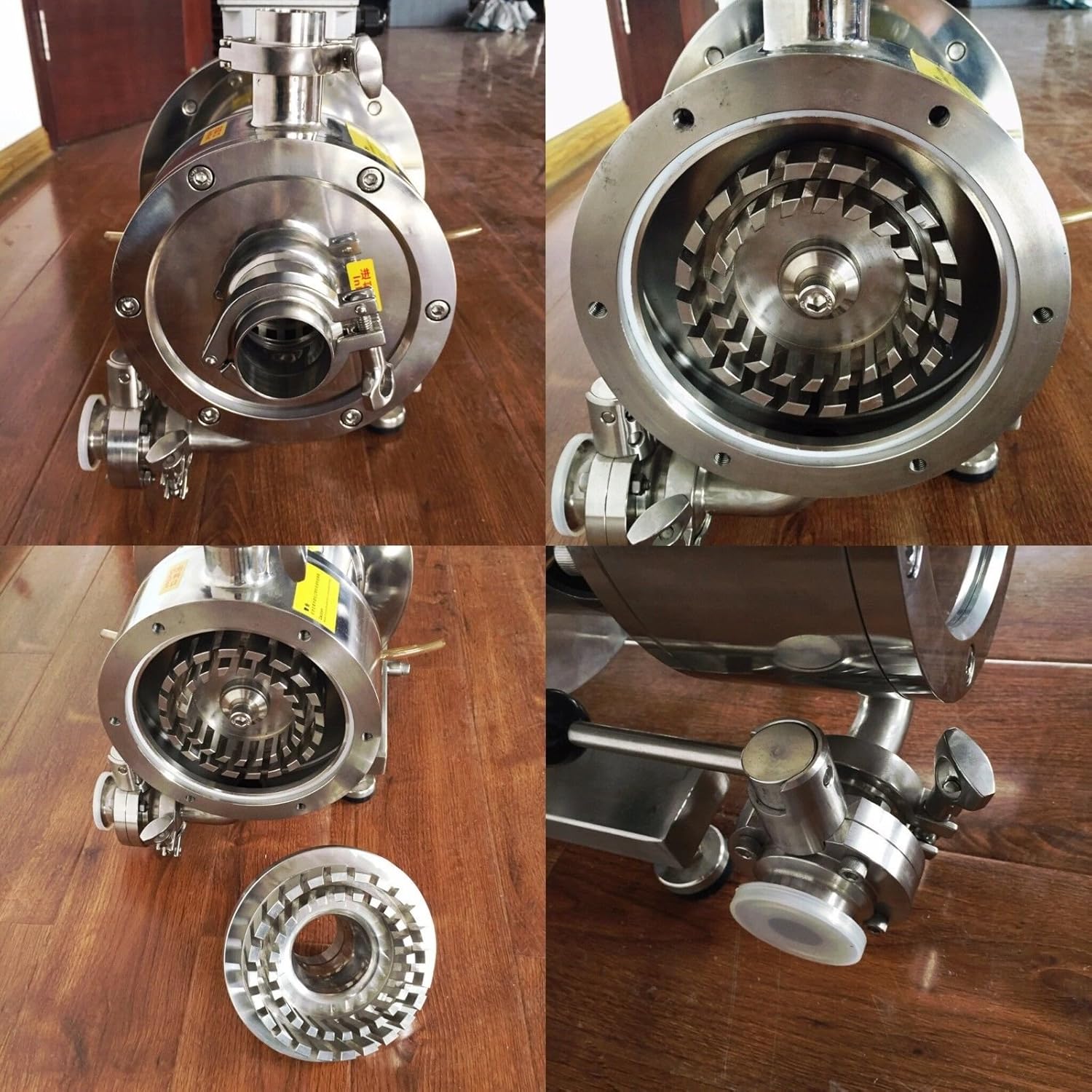 MXBAOHENG 1.5KW High-Shear Emulsifying Pump Single Stage Pipeline BRL-80 0-1.5m3/h