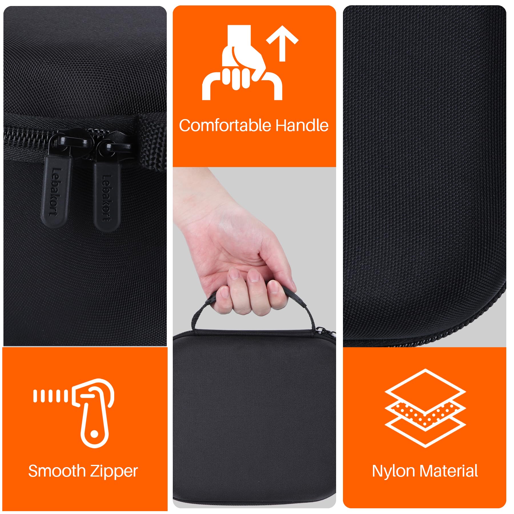Lebakort Hart Schutz Hülle Etui Tasche für Walker's Unisex GWP-RSEM-FDE Ohrschutz/Walker`s - Razor Gehörschutz/Walkie Talkie