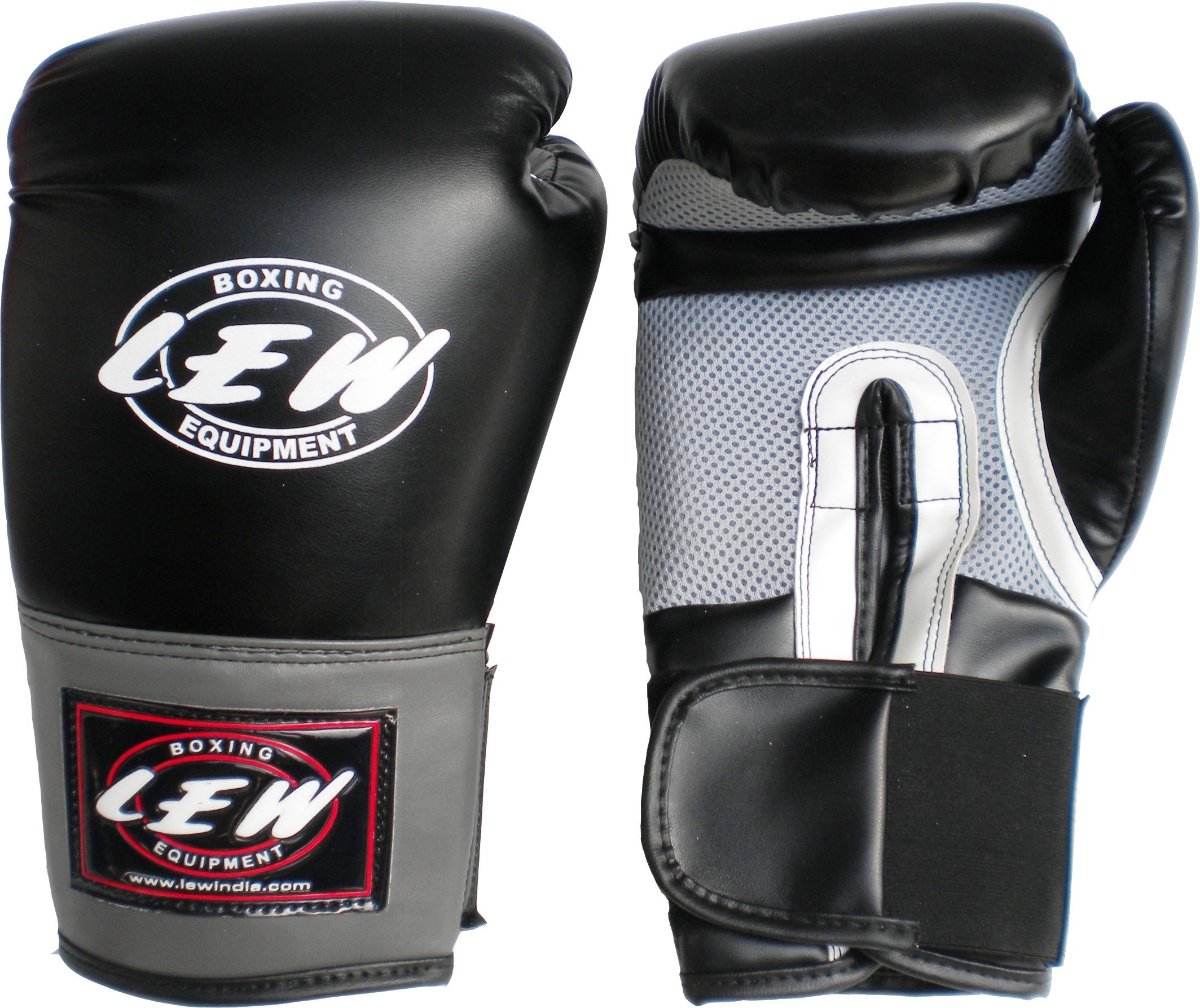 Pro Faux Leather Training/Fight Boxing Gloves with a Pair of Hand Wraps