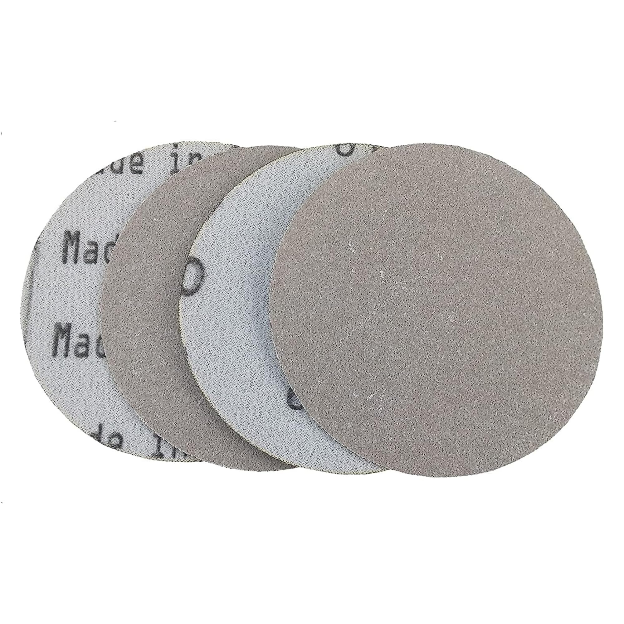 Starcke Premium 3 Inch No Hole Film Hook and Loop Grip Sanding Discs - White Aluminum Oxide - for Wood, Auto Body, Paint, Primer, Metal, and Plastics (50, 1000 Grit)