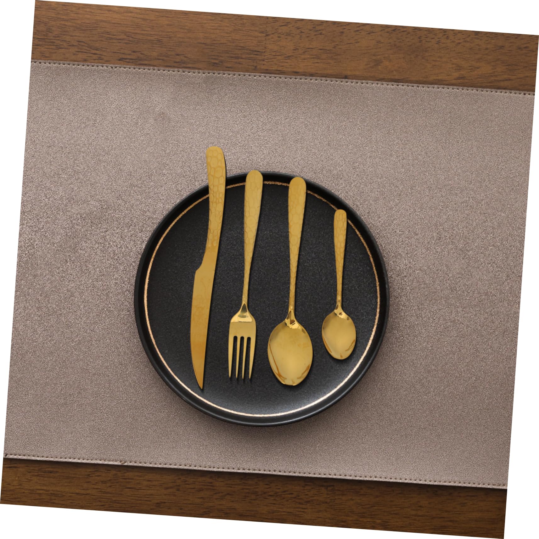 4 Juegos Cubiertos Inoxidable con Diseño de Serpiente Dorada Utensilios de Cocina Elegantes para y Banquetes Hogar y Restaurantes