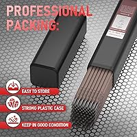 Vista 4 de YESWELDER E308L-16 Electrodos de varilla de barra de acero inoxidable, varillas de soldadura de 14" x 1/8" 5LB