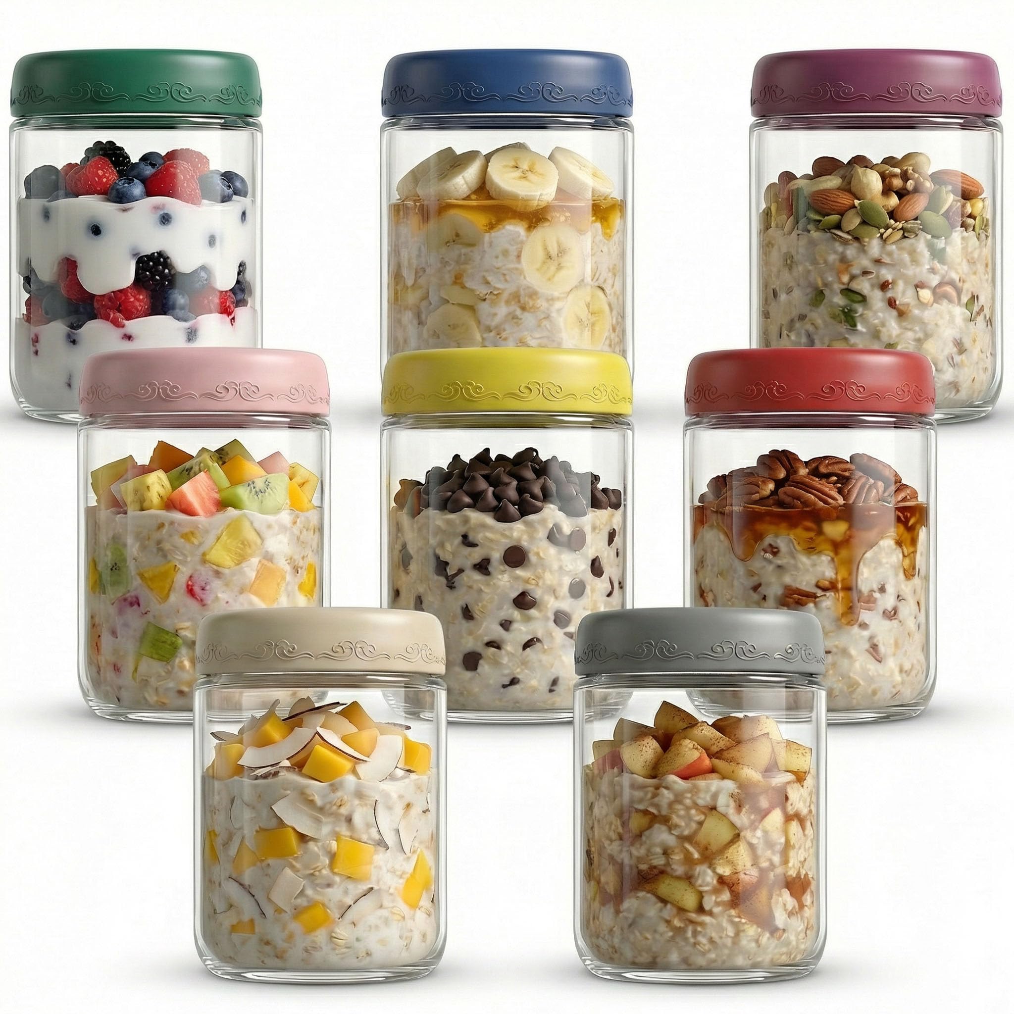 GLATABAM Overnight Oats 8-Pack