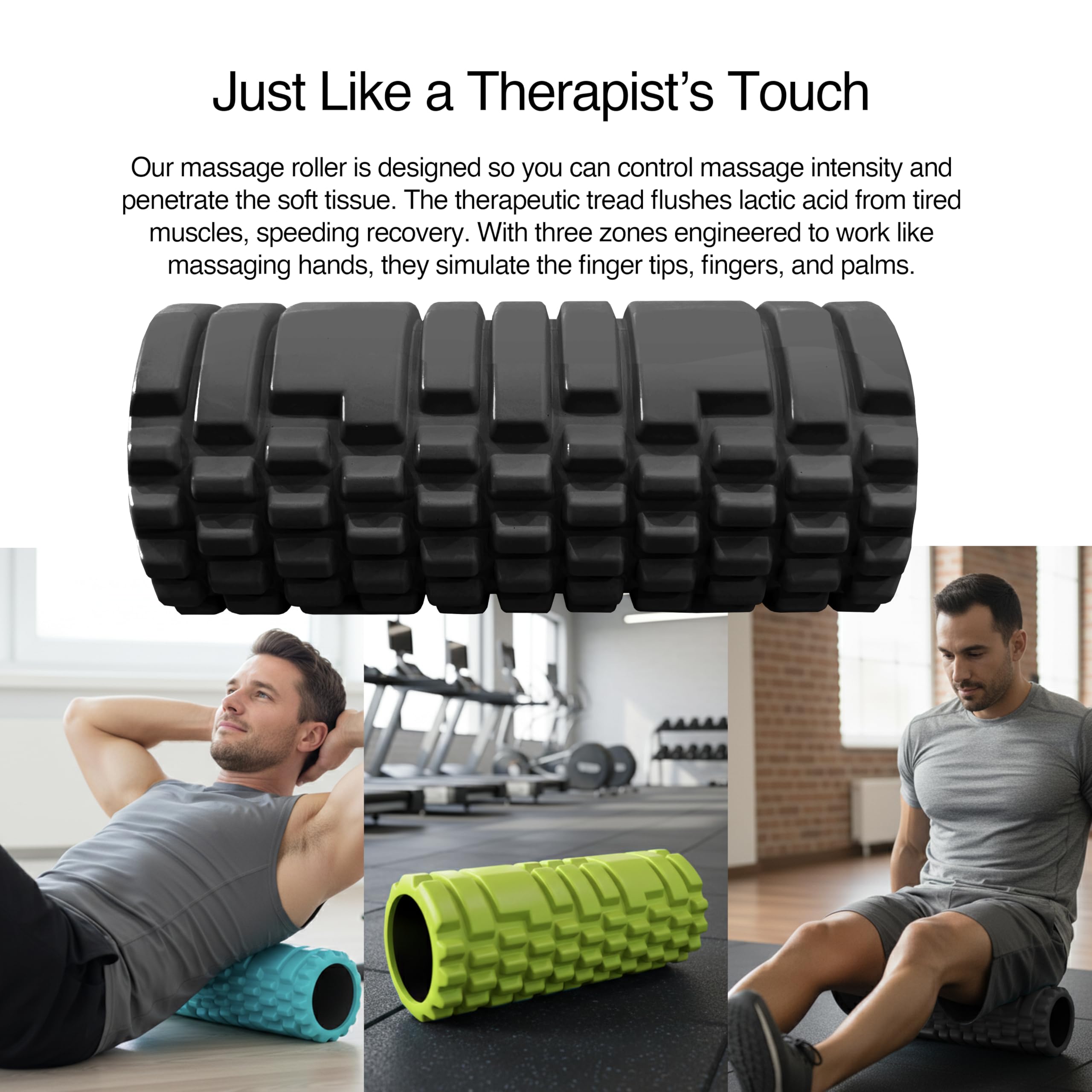 321 STRONG 5-in-1 Schaumstoffroller-Set inklusive Hohlkern-Massagerolle mit Endkappen, Muskelrollenstab, Dehngurt, doppelte Lacrosse-Erdnuss, Spikey Plantarfasziitisball, alles in Geschenkbox | Tiefe Geweberolle für Beine, Stachelfußball, Oberschenkel-Str