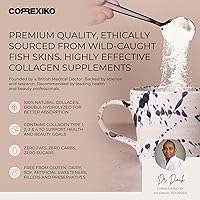 Vista 3 de CORREXIKO Paquete de píldoras y polvo de suplemento de colágeno marino, suministro de 3 meses, incluye 10,000 mg de colágeno en polvo hidrolizado