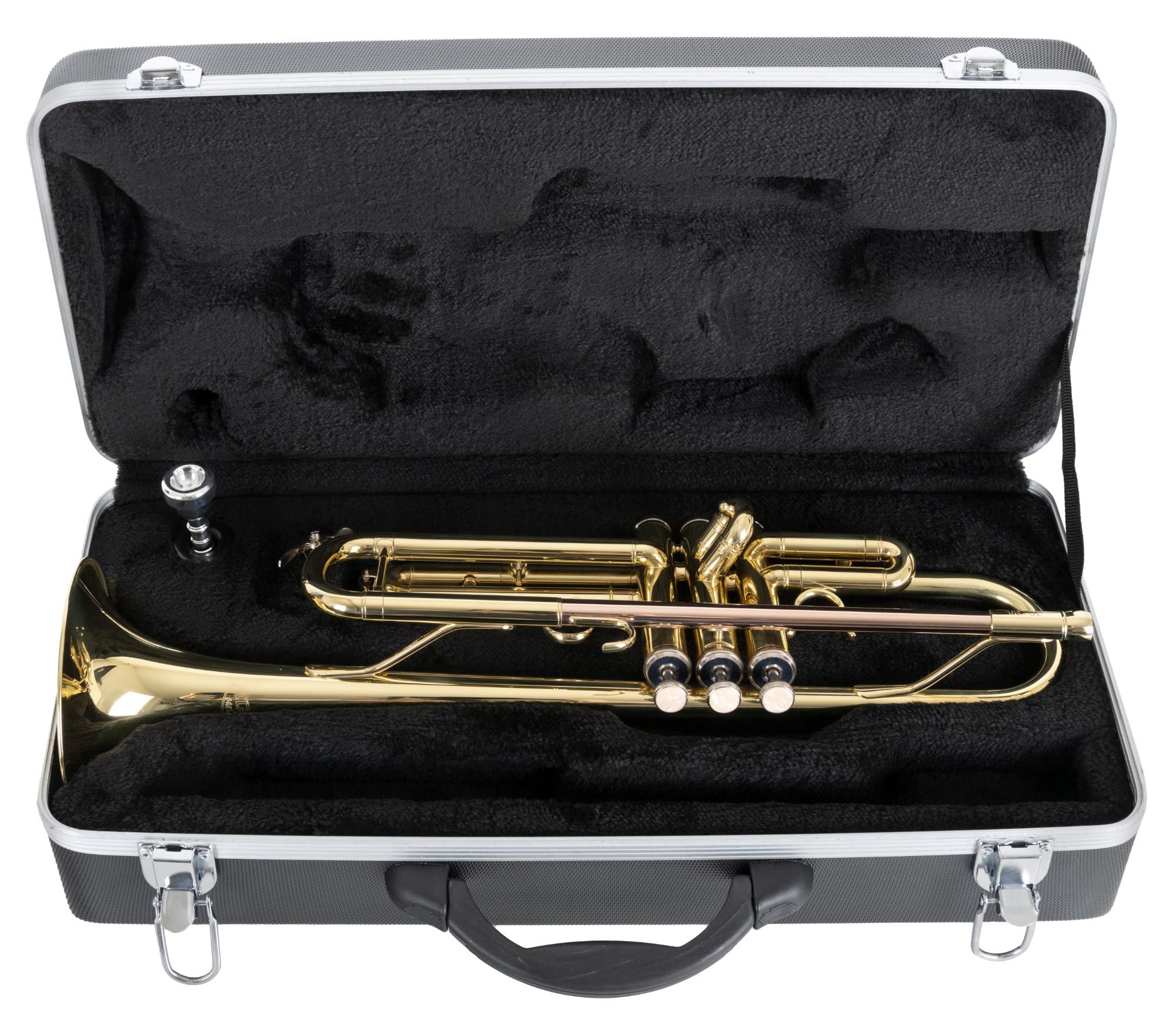 Classic Cantabile TR-30L Bb-Trompete (Schallbecher Messing 123 mm, Mundrohr Goldmessing, Monel-Ventile, Bohrung 11,65 mm)
