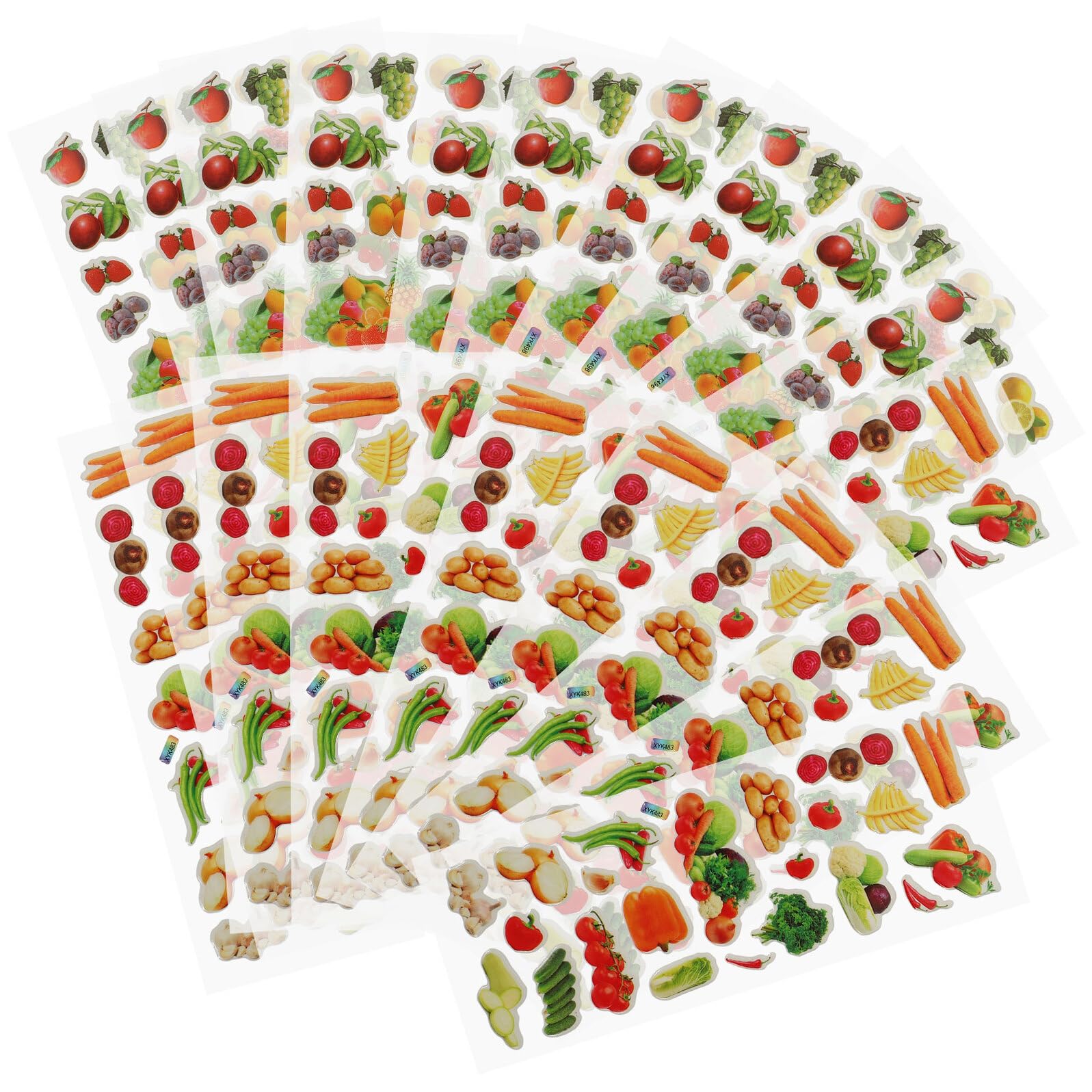 Housoutil 200 Hojas Pegatinas de Espuma para Coloridas Adhesivos Infantiles Divertidos para Manualidades y Decoración Fáciles de y Reutilizables