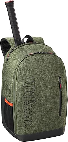 Miniatura 2 de WILSON Team - Bolsa para raqueta de tenis, color verde jaspeado y gris jaspeado