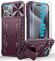 Vista 66 de FNTCASE Funda para iPhone 12 Pro-Max: resistente protección de grado militar a prueba de caídas con soporte TPU resistente a prueba de golpes