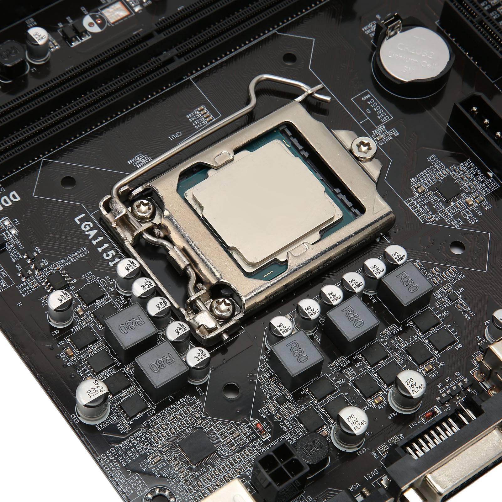 Combo CPU della Scheda Madre, Assemblaggio Fai -da -te Collegare Diverse Periferiche DDR4 da 8G Motorard per PC Office