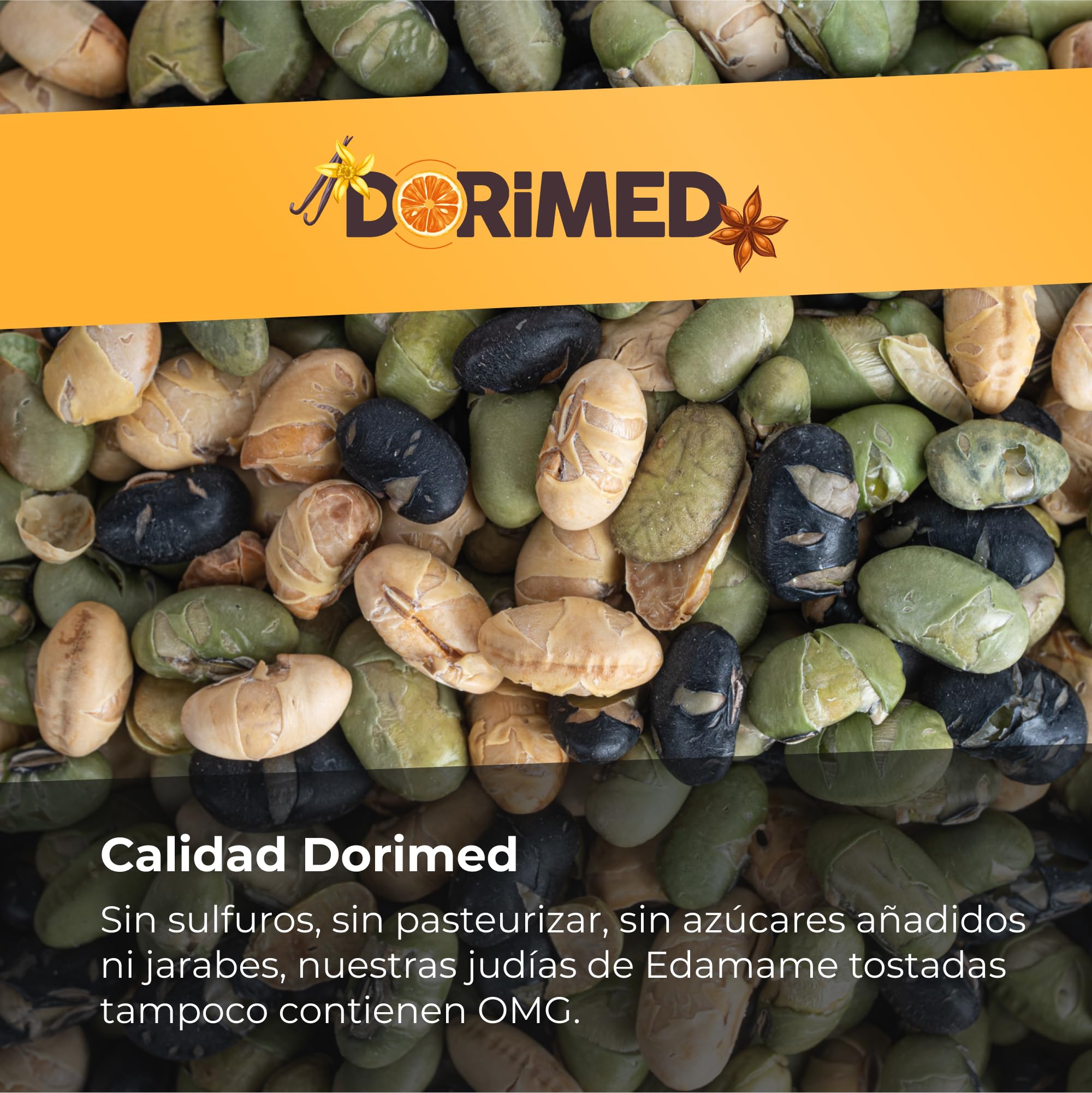 Alubias Edamame 1 kg Mezcla de 3 alubias de soja tostadas ligeramente saladas Sin gluten Alto contenido en proteínas