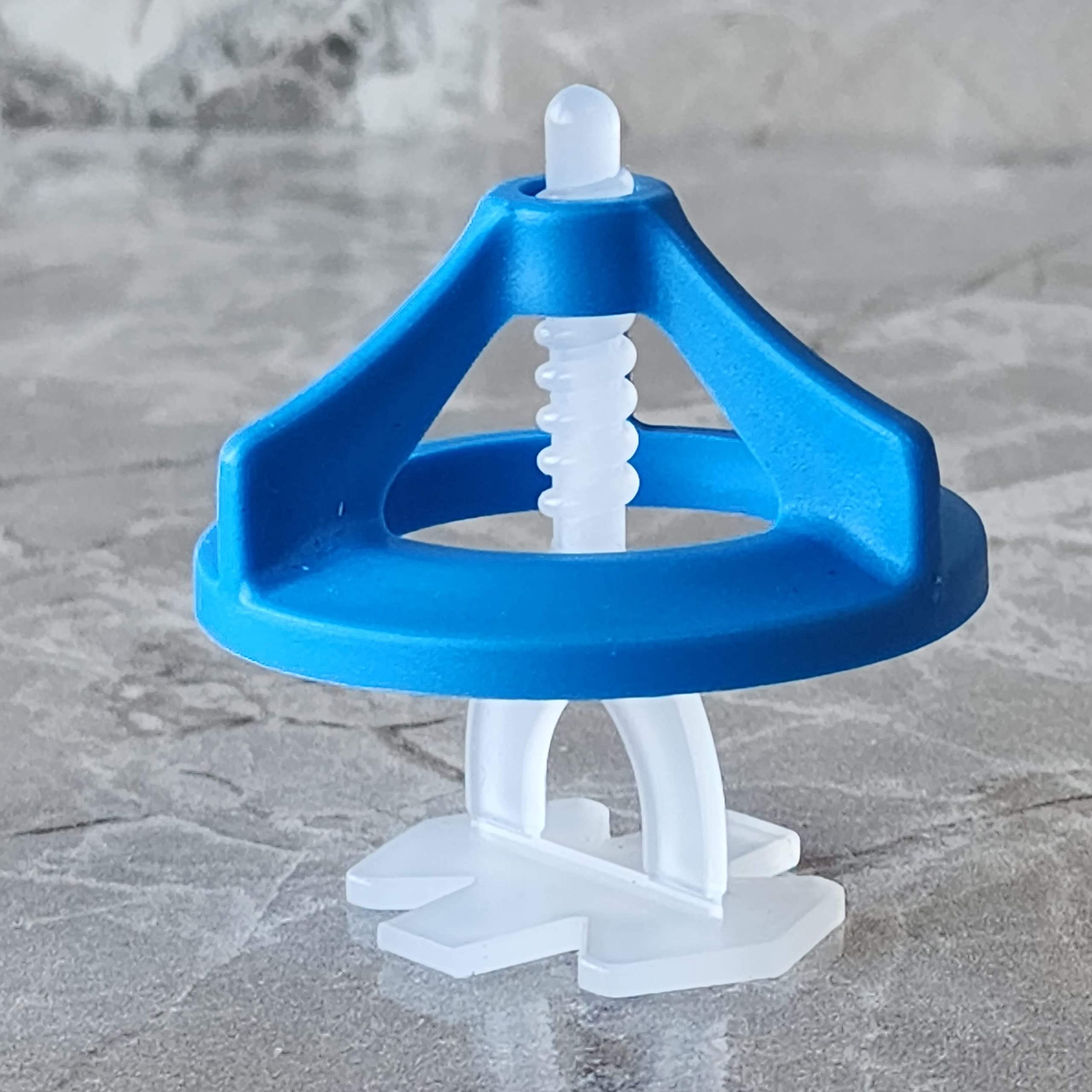 Ista Tools - Juego de ayudas para colocar azulejos, 1 mm, sistema de nivelación de 200 piezas, ayudas de colocación de campanas roscadas, pestañas de tracción, herramientas para azulejos