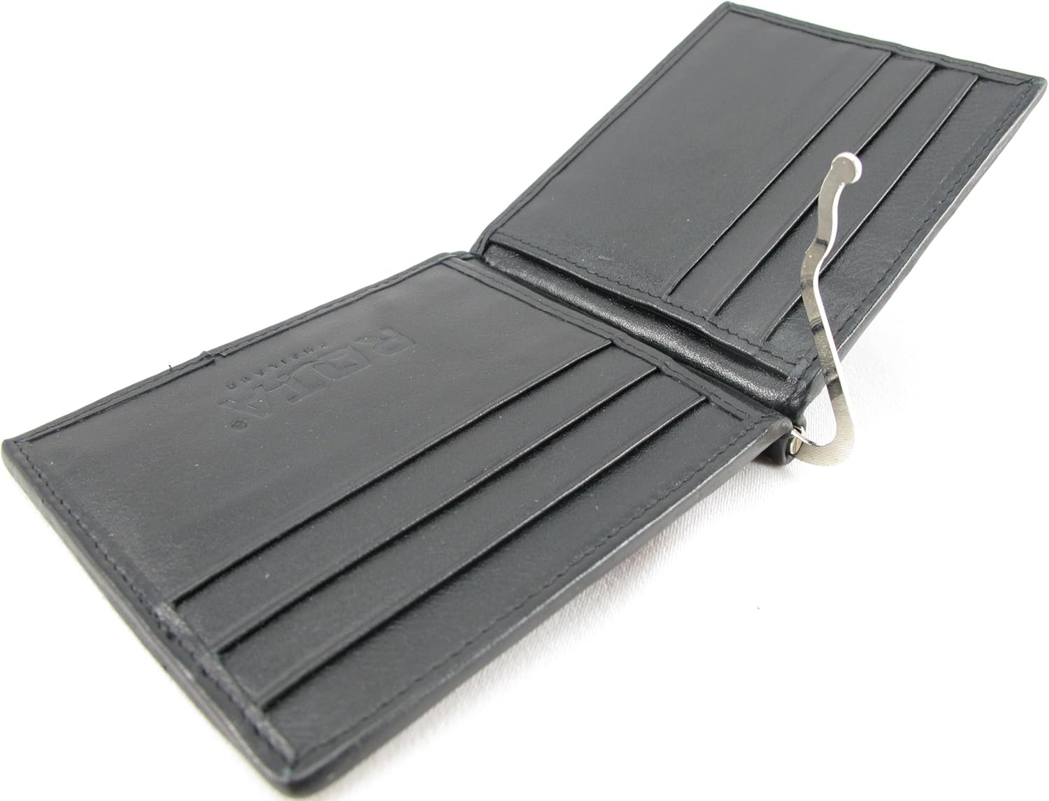 Genuine Stingray Skin Money Clip Slim Fold Wallet - Image 6