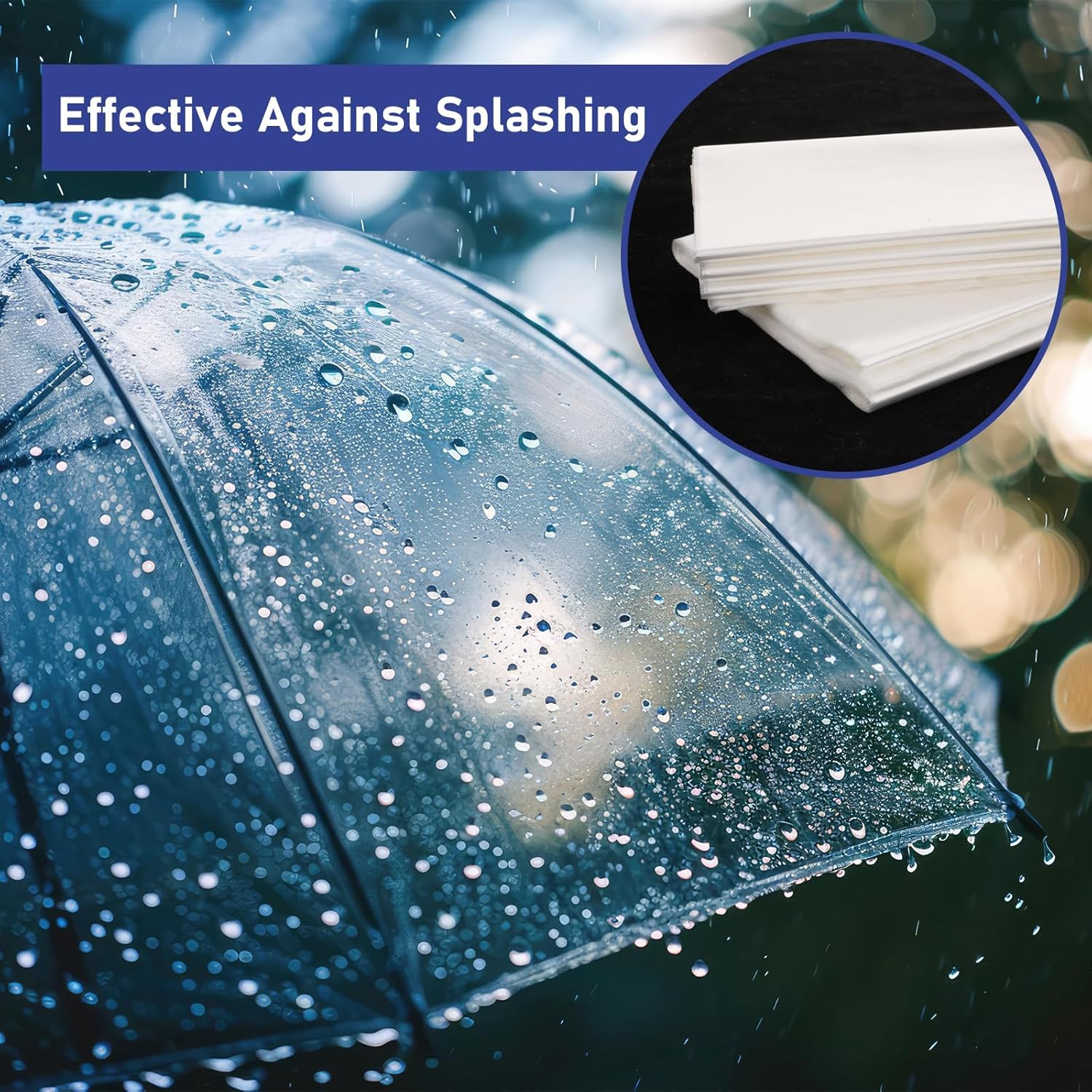 100PCS Umbrella Bags Disposable Clear Plastic Wet Umbrellas Bag Disposable Long Umbrella Bags Wrapper Bag Clear Wet Umbrellas Cases 27.56 X 5.12 Inch Long Rain-Umbrella Sleeves - Image 6