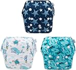 Babygoal Couche de bain réutilisable pour bébé, lavable et réglable pour bébé 8M-3 Années,Les enfants nagent 3ZSD04-CA