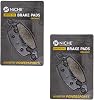 NICHE Brake Pad Set for Kawasaki Ninja 250R ZX10 750R 500 43082-1123 43082-1161 Rear Front Organic