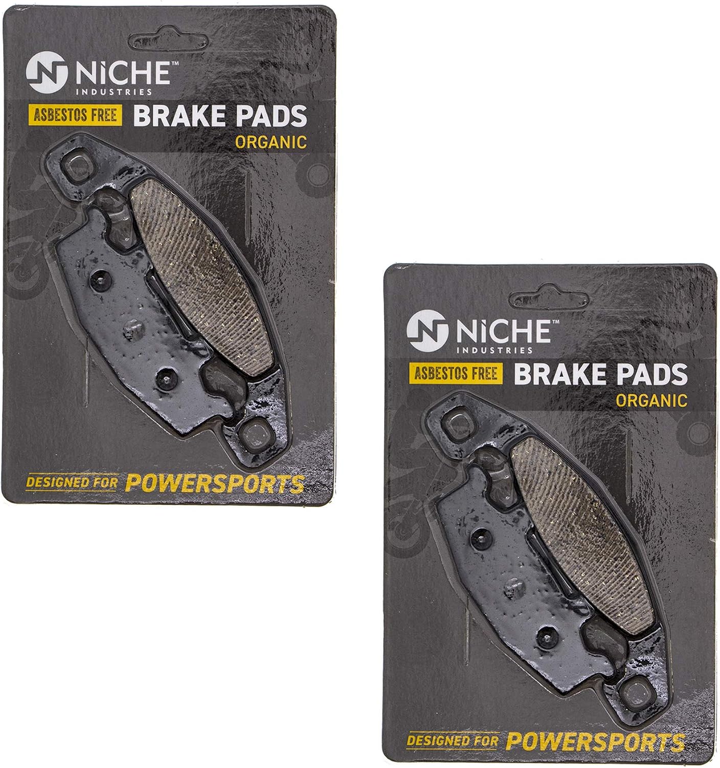 NICHE Brake Pad Set for Kawasaki Concours 1000 43082-1062 43082-1123 Front Rear Organic
