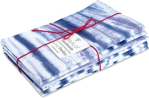 Miniatura 5 de FINGERCRAFT Juego de 6 servilletas de tela de mezcla de algodón de 20 x 20 pulgadas, tamaño grande, perfectas para fiestas, cenas, bodas, cócteles,