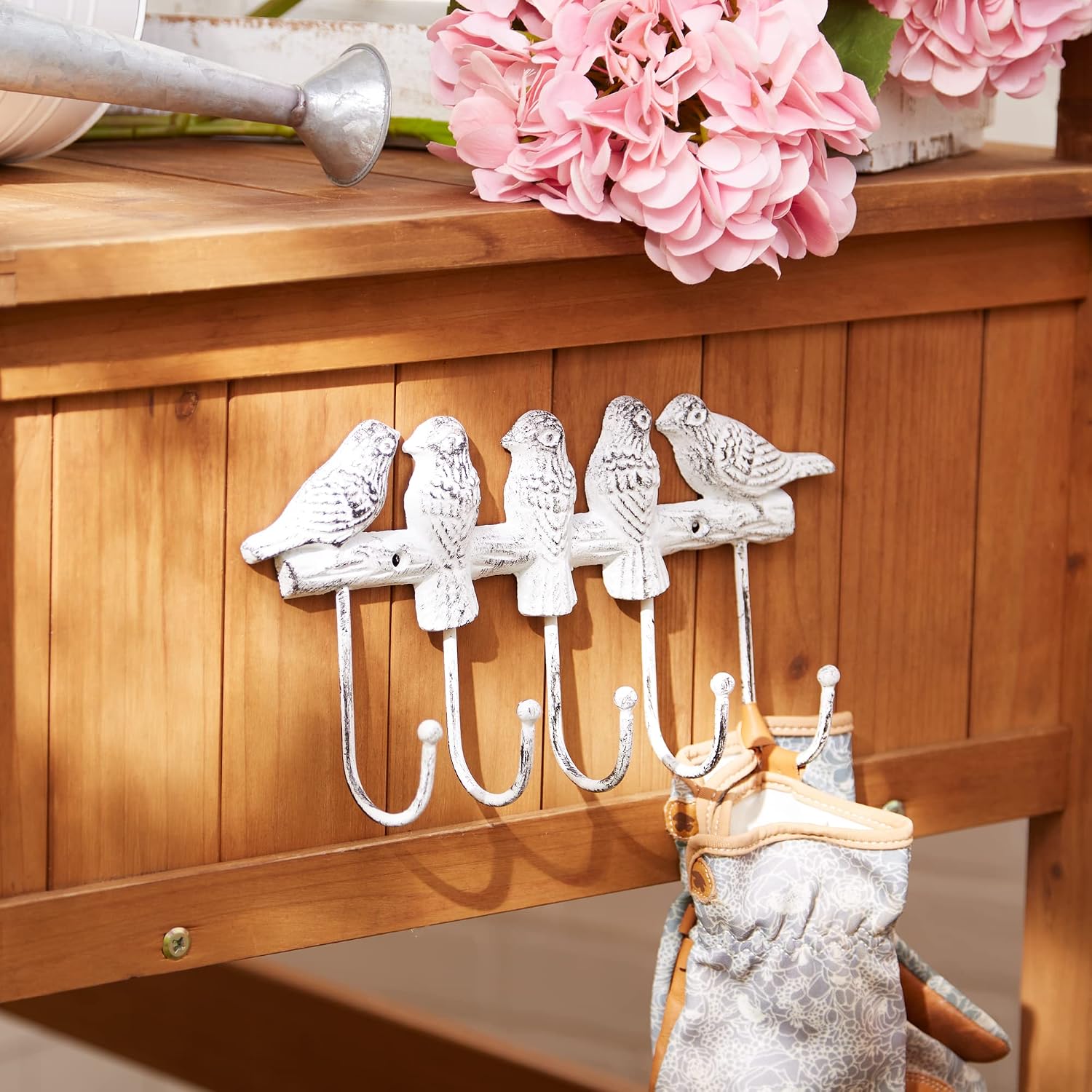 DII Decorative Cast Iron Wall Hook Collection, Birds