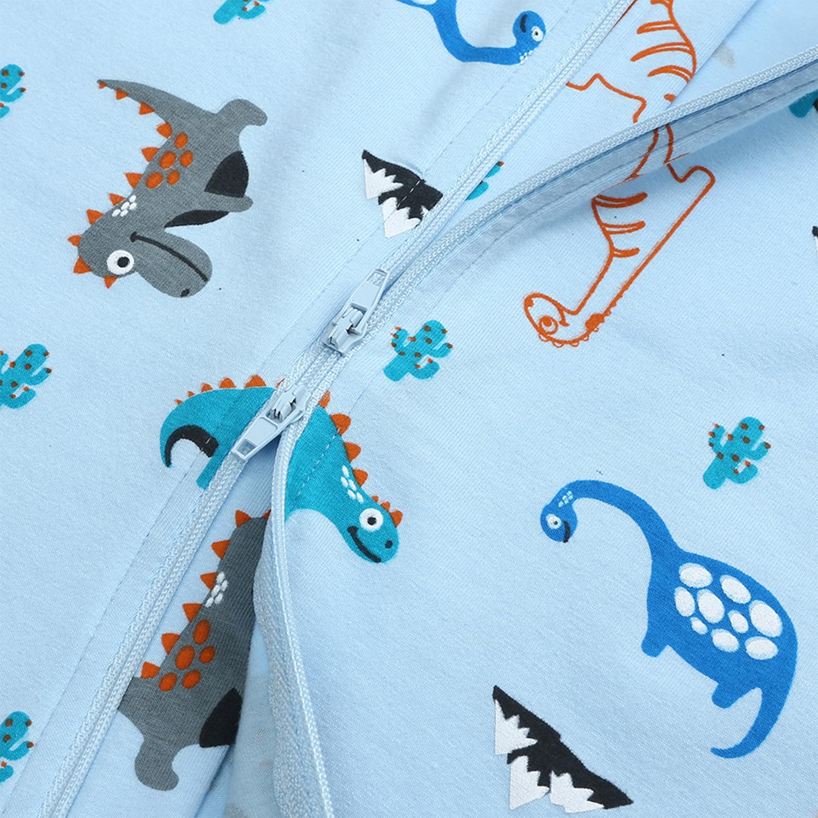 amropi Neonato Bimbo Dinosauro Pagliaccetto 3 Pezzi Pigiama Cerniera Tutine Manica Corta Jumpsuit