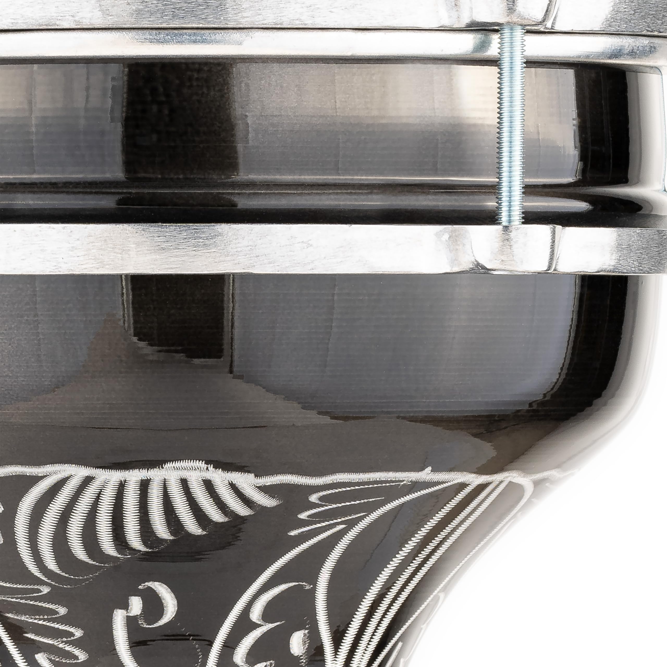 Meinl Percussion Aluminium Series Darbuka - Sehr große Handtrommel - Mit Kunststofffell - Durchmesser 8 Zoll - Aluminium, Mehrfarbig (HE-124)