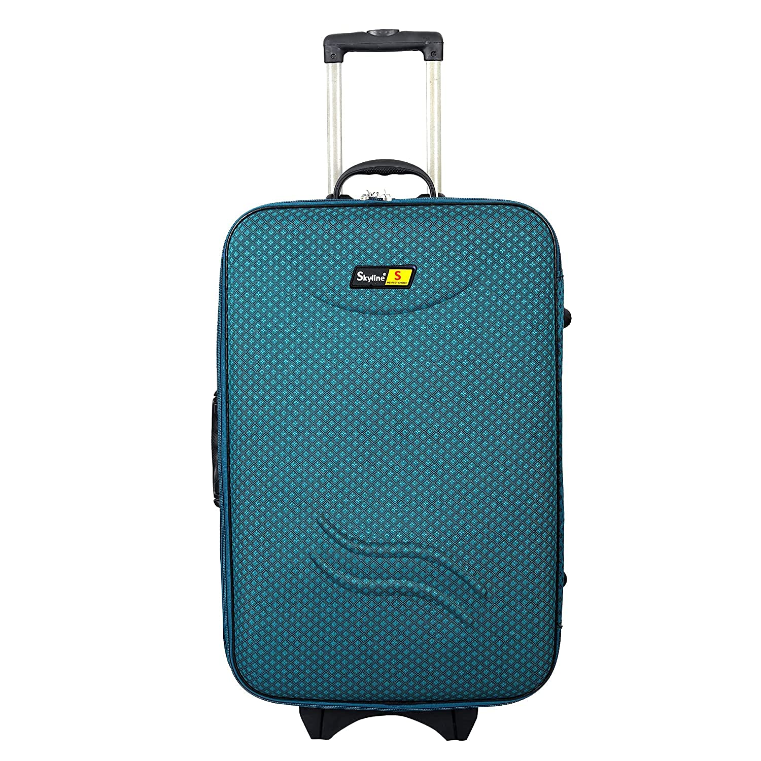 skyline Trolley/Suitcase 70 L Luggage Antiscratch Polyester Travel Suitcase Bag with 2 Wheels (Turquoise, 24)-picture-52