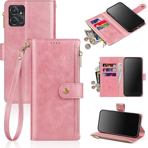 Antsturdy Motorola Moto G Power 5G 2023 Funda tipo cartera con tarjetero para mujeres y hombres, funda para teléfono Moto G Power 5G 2023 con