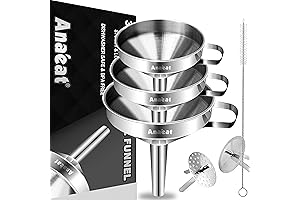 Stainless Steel Automotive Funnel Set