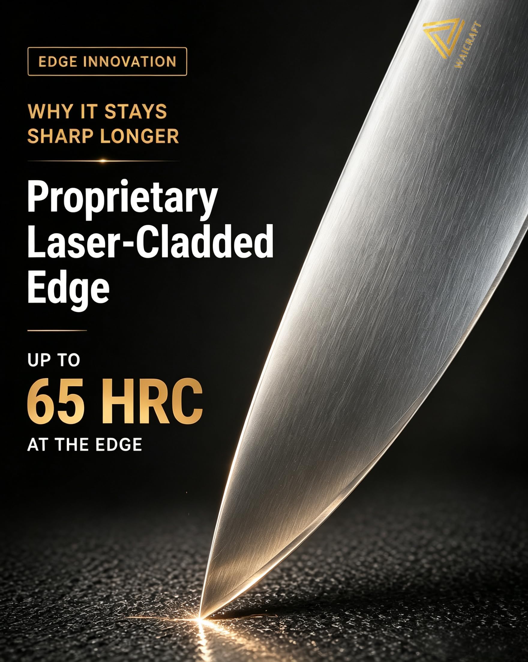 8" Professional Chef Knife, Advanced Edge for Lasting Sharpness — Amazon image 2