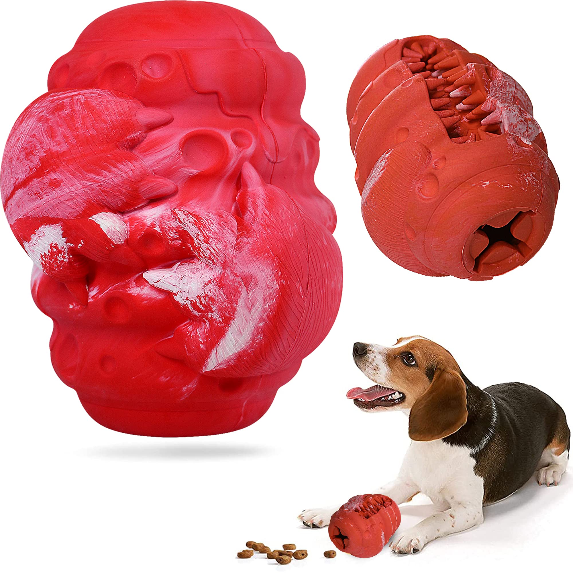 Buy Dog Toys Treat Dispensing Fillable Dog Ball indestructible Hard