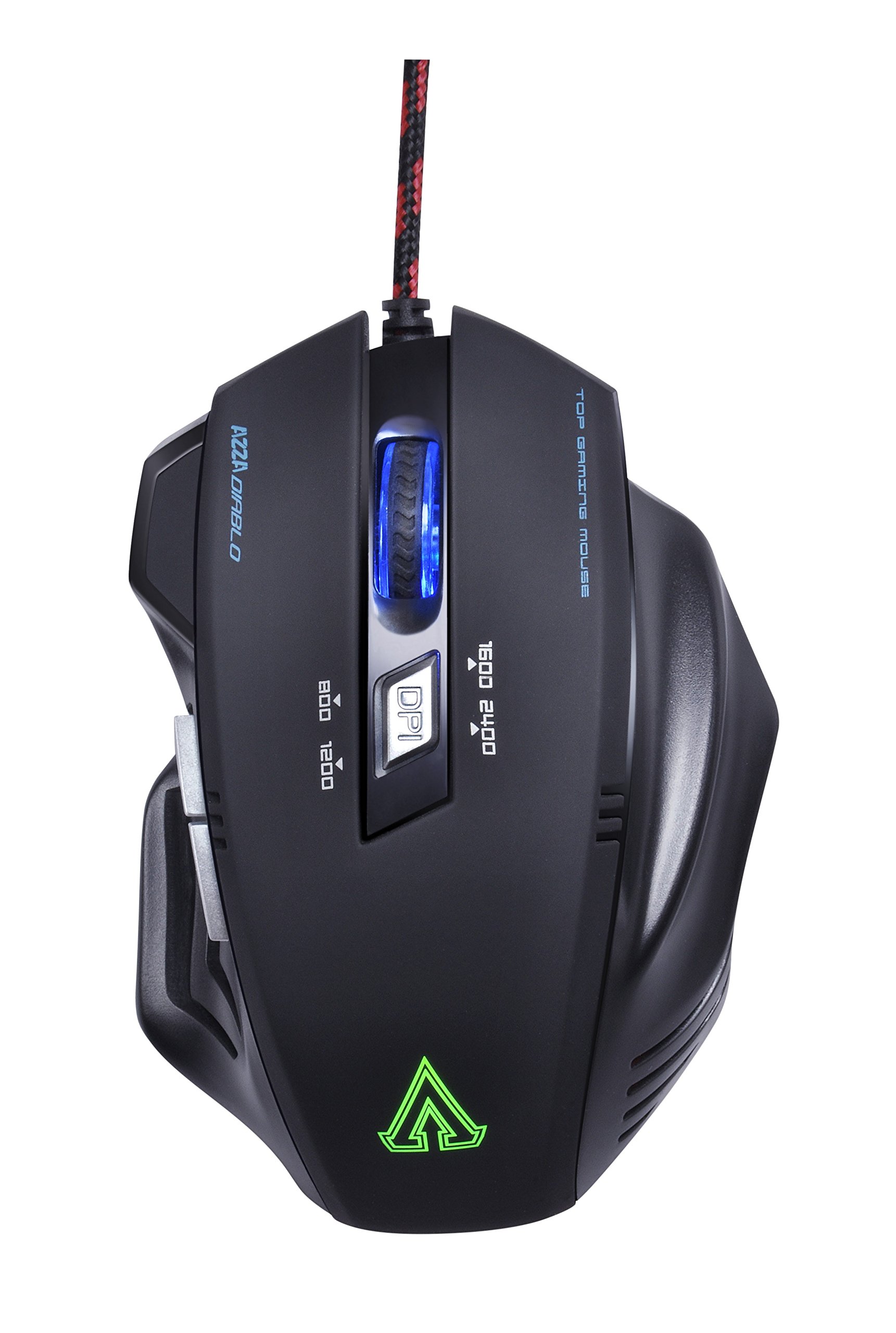 Azza 2400 DPI 6 Buttons Multiple Light Color Gaming Mouse
