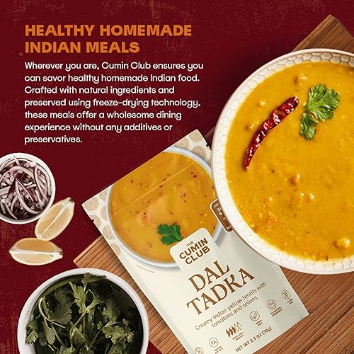 Miniatura 6 de The Cumin Club Comida india cómoda con lentejas ghee y especias  Comidas vegetarianas listas para comer paquete de 5