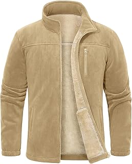 Sponsored You’re seeing this ad based on the product’s relevance to your search query.Learn more about this advertisement TOMEEK Fleece Jacket Men's Full Zip Winter Thermal Jacket Outdoor Jackets for Men Stand-Up Collar Leisure Transition with Zip Cardigan Sherpa Jackets Thick Coat