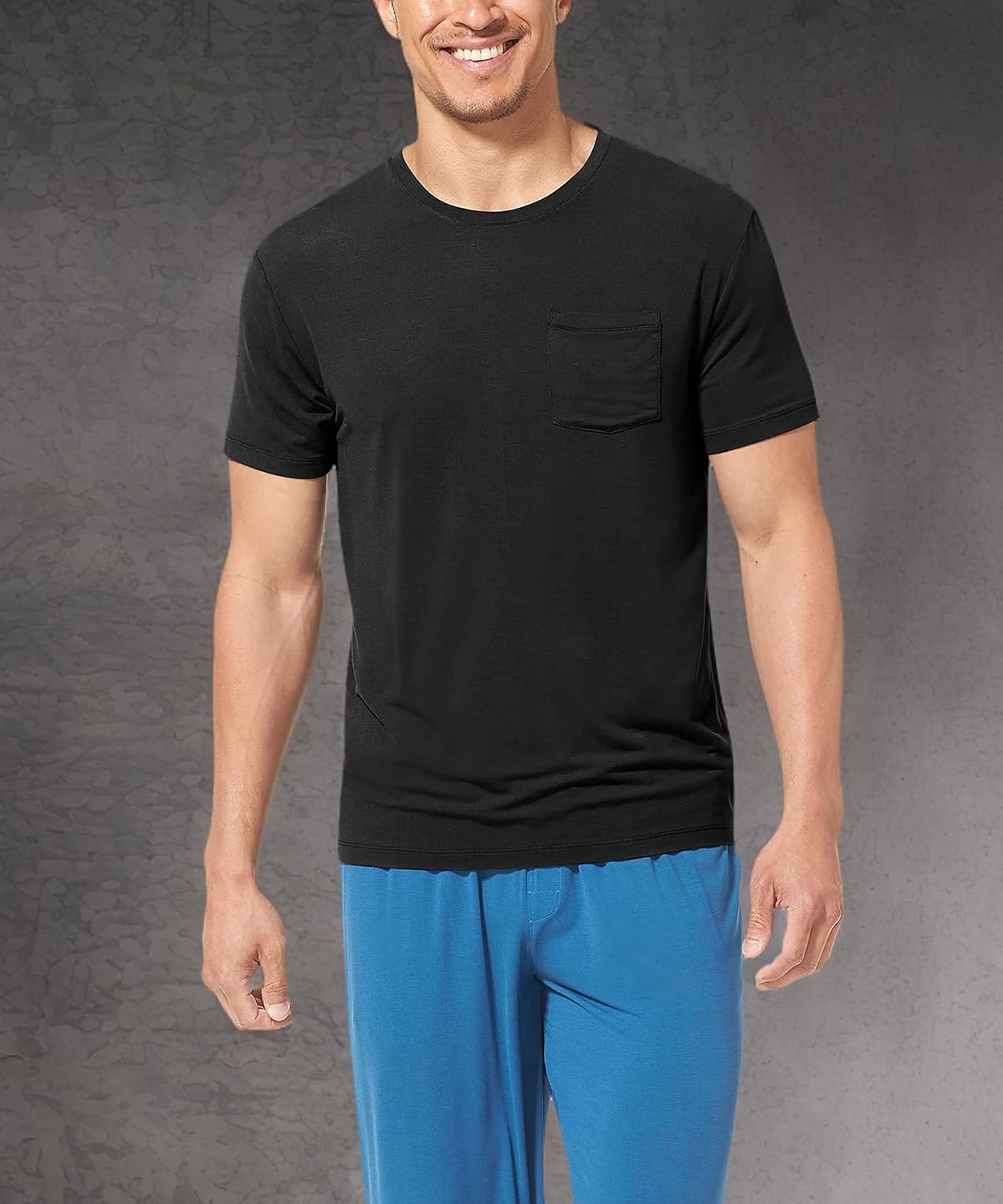 Tommy John Men's, Pajama Crew Neck Pocket Tee, Second Skin Fabric, Slim Modern Fit T-Shirt - Image 9