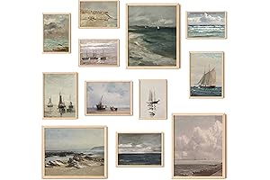 Vintage Nautical Ocean Art for a Timeless Seaside Ambiance