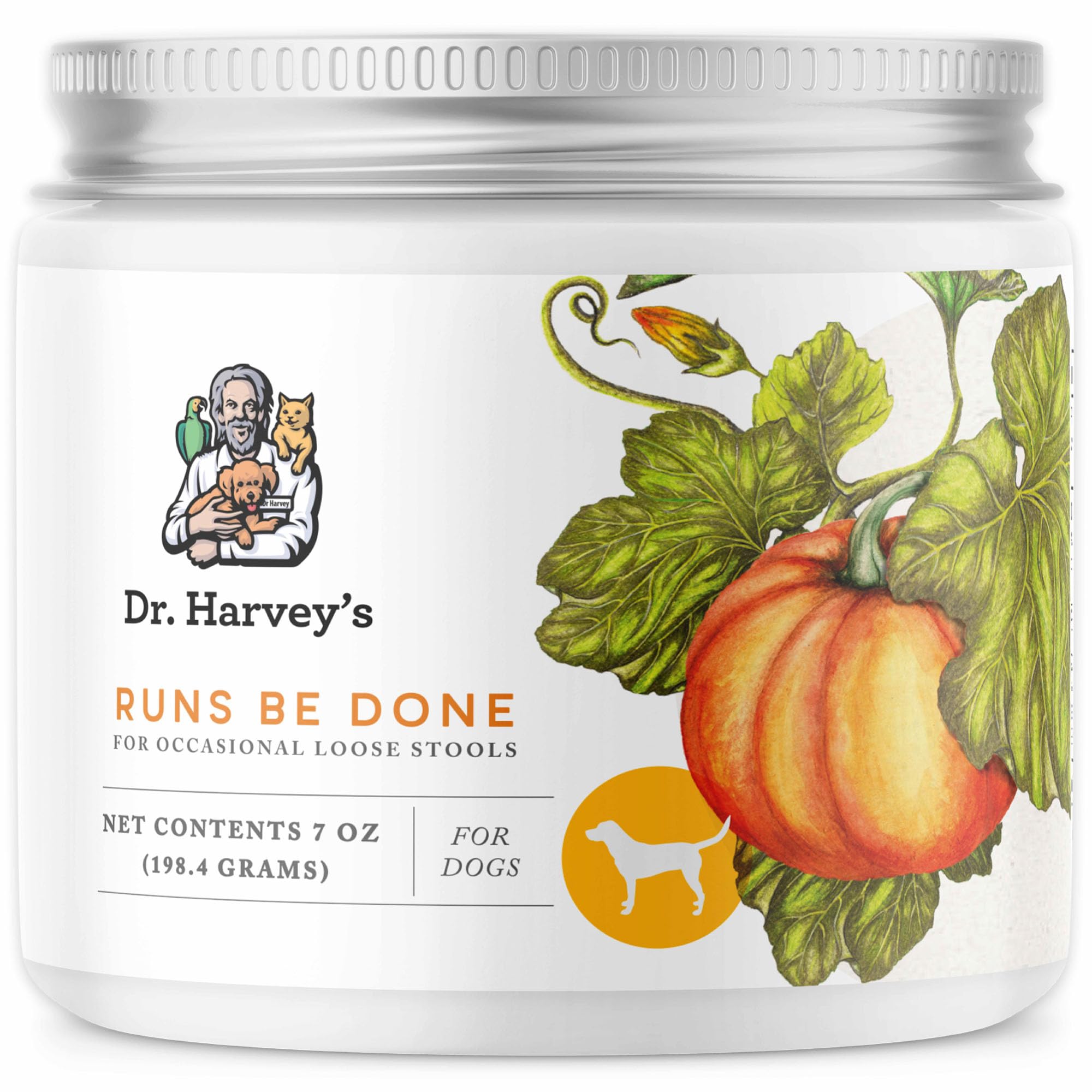 Dr. Harvey's Runs Be Done Anti-Diarrheal Digestive Tract Supplement for Dogs (7 Ounces)