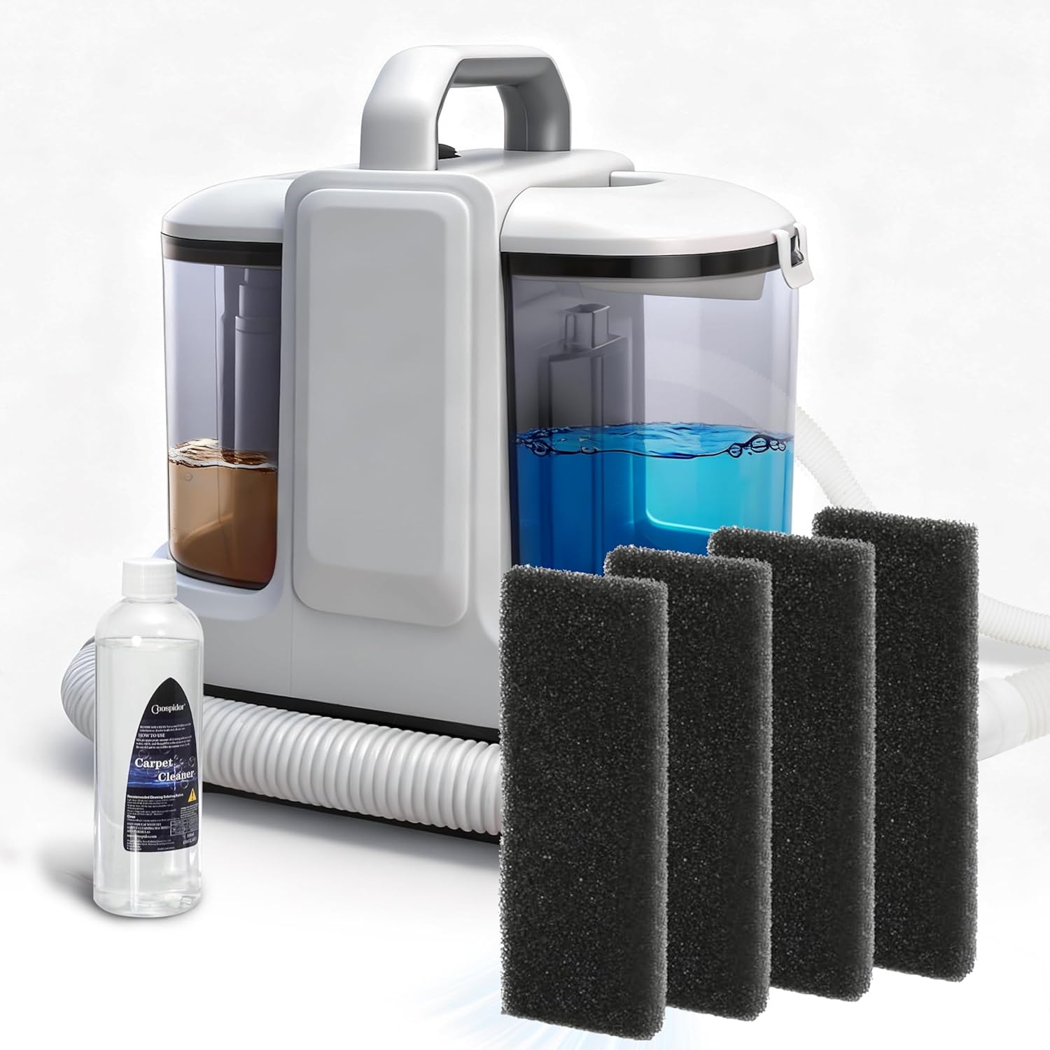 Coospider Portable Carpet Cleaner 18Kpa Powerful Suction Spot Upholstery Cleaner