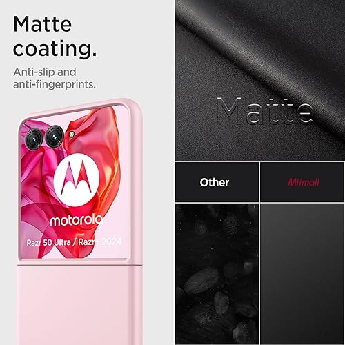 Vista 14 de Miimall Funda delgada para Galaxy Flip 7 con protector de pantalla integrado, grado militar, a prueba de golpes, a prueba de caídas, antiarañazos