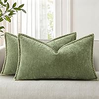 Vista 37 de decorUhome Juego de 2 fundas de almohada de felpilla suave de otoño de 18 x 18 pulgadas, fundas de almohada decorativas de terciopelo neutro