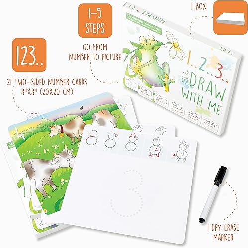 Miniatura 3 de Actividad de aprendizaje de dibujo con alfabeto y números, perfecto para niños que aman los juguetes, arte y manualidades, para niñas y niños de 3,