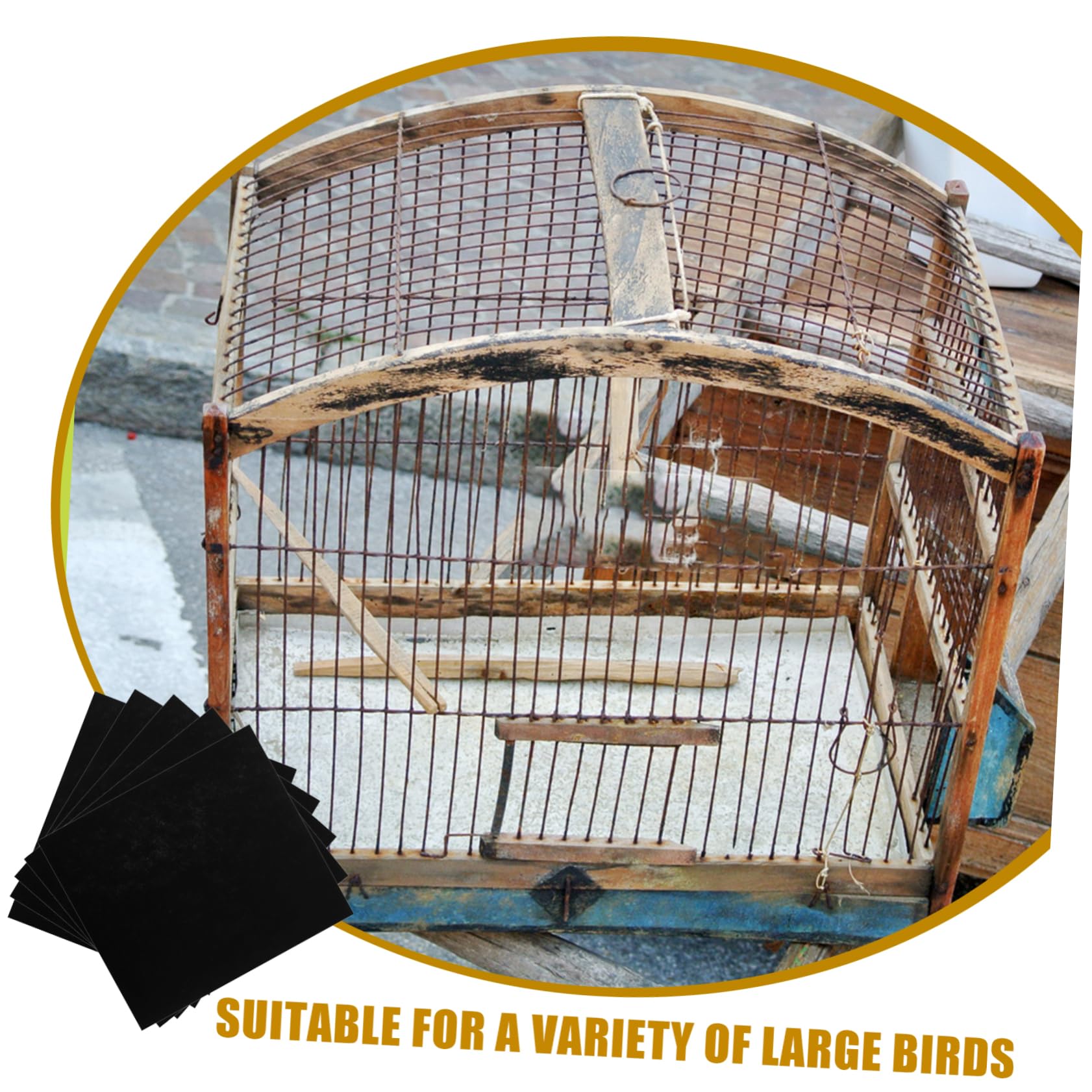 Käfigeinlage Wiederverwendbar 30 Stück Vogelkäfig-Einlage 18 X 20 Zoll Bodenfolie Für Papageienkäfige