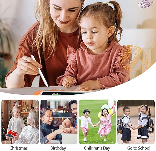 Miniatura 6 de Tableta de escritura LCD para niños, tablero de dibujo para niñas y niños de 2 a 6 años de edad de 12.5 pulgadas, para educación, juegos, tableta,