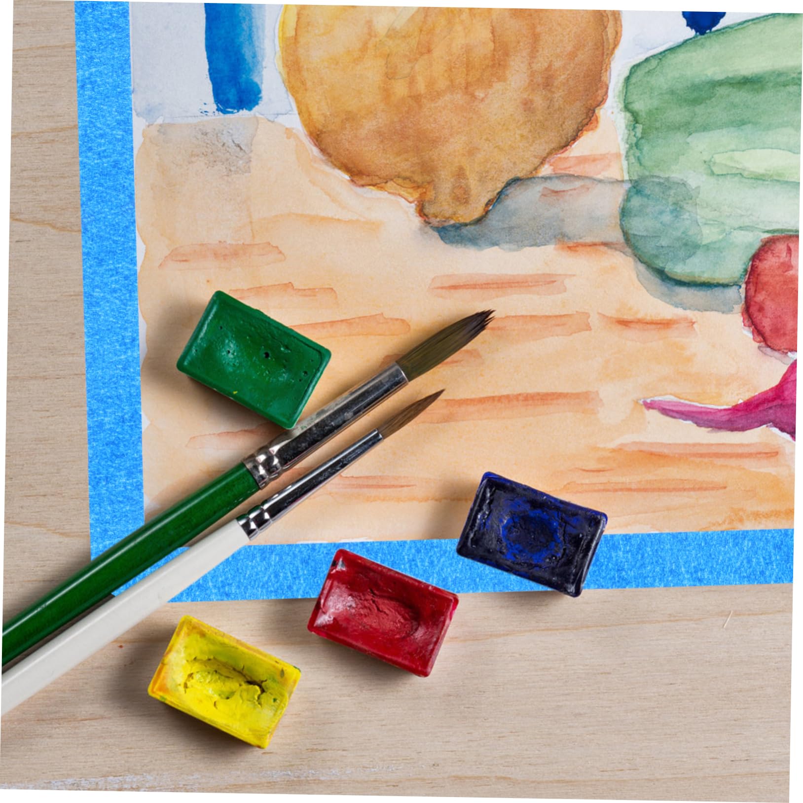 jojofuny 4 Set Di Nastri Adesivi Per Mascheratura Nastro Adesivo Per Pittura Artistica E Artigianato Facile Da Staccare E Attaccare 5 * 4