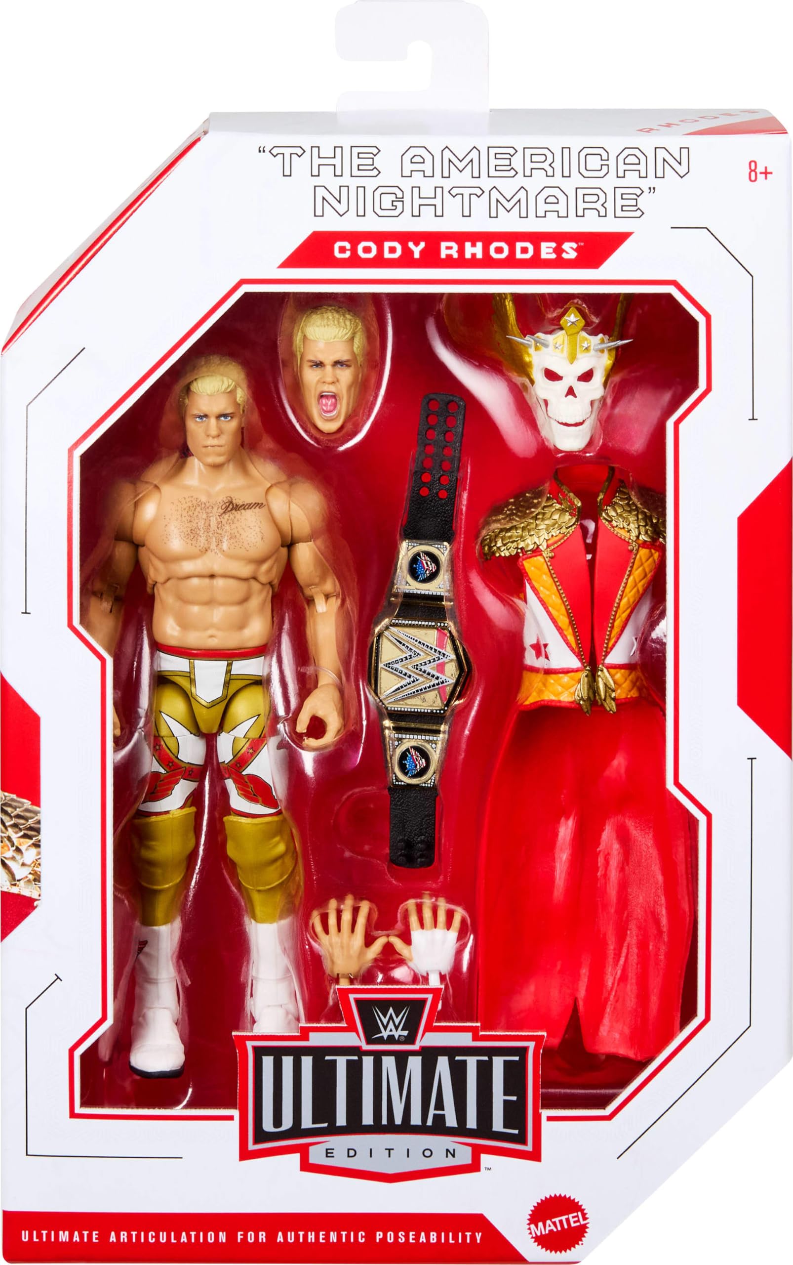 MATTEL WWE ELITEシリーズ コーディ・ローデス フィギュア Amazon.com: Mattel WWE Ultimate Edition Action Figure