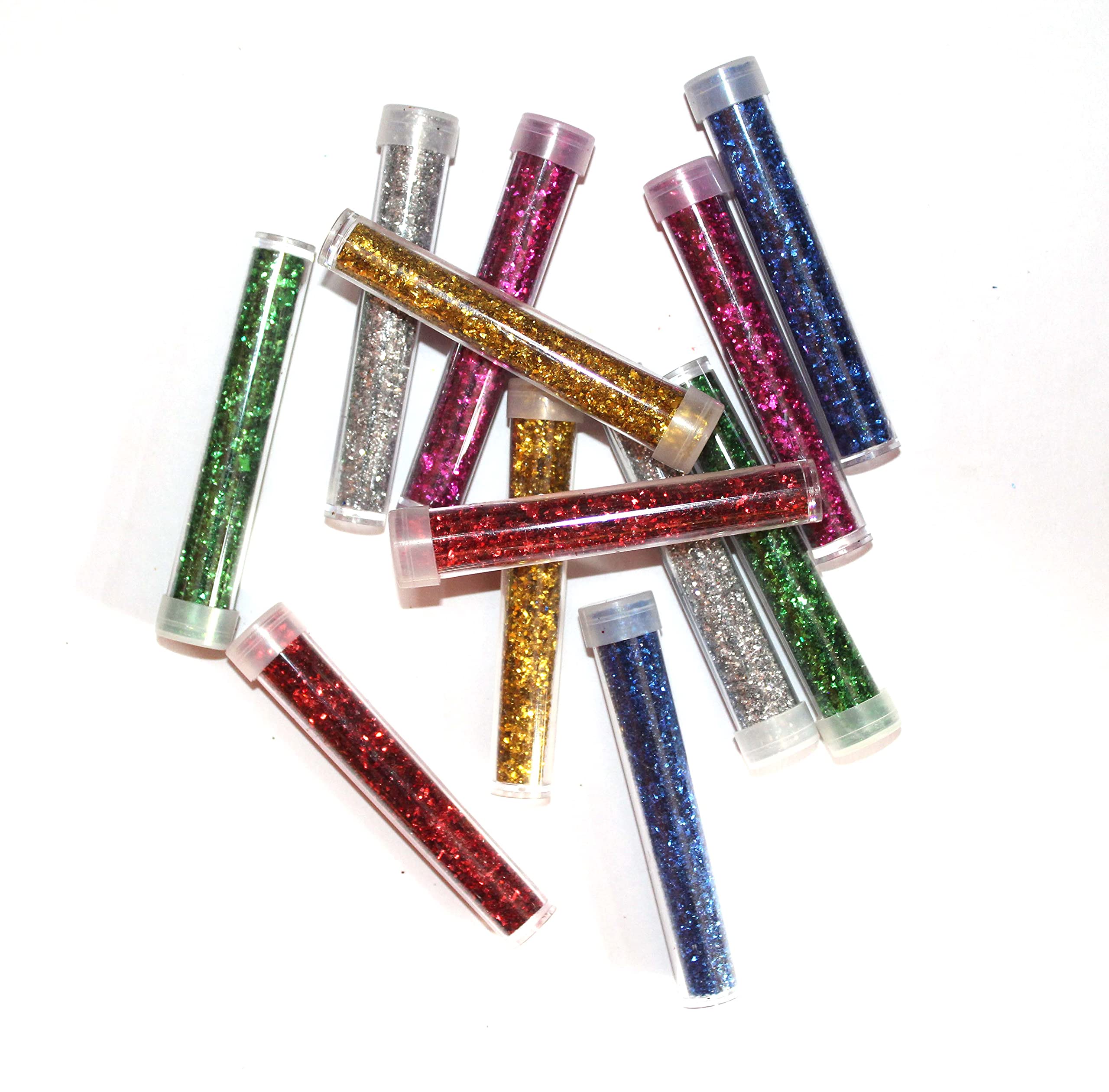 Glitter Sparkle Powder, Glitter Dust of Assorted Color For Art and Craft, Scrapbook, Greeting Card Making, Paper Decoration, Project Work Qty. of 12 Small Boxes Of 6 Colors-image-39